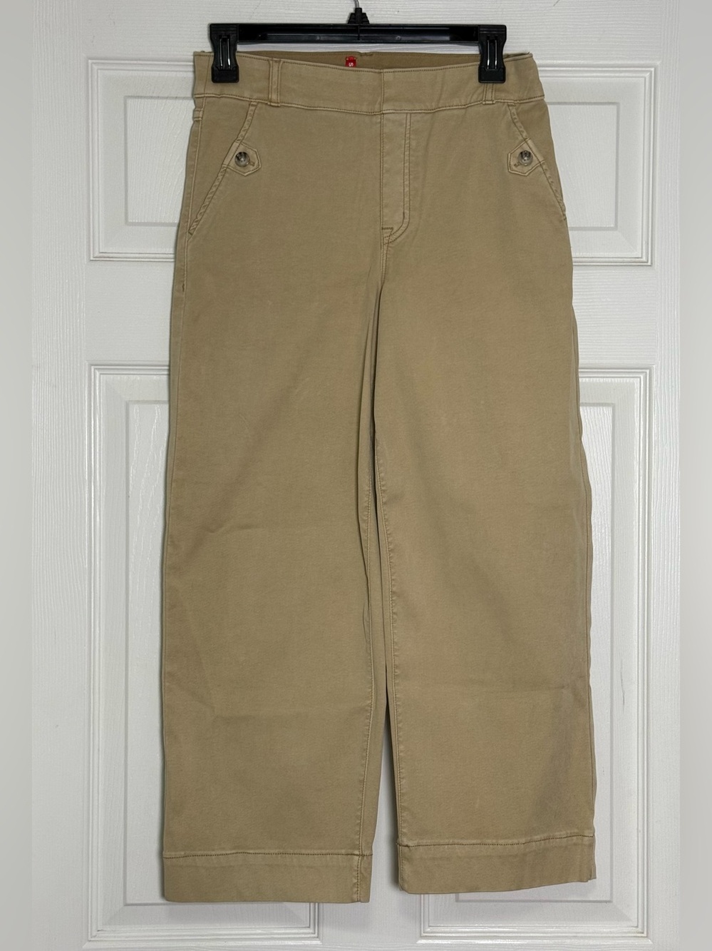 💕SPANX Khaki Cropped Ankle Pants💕
